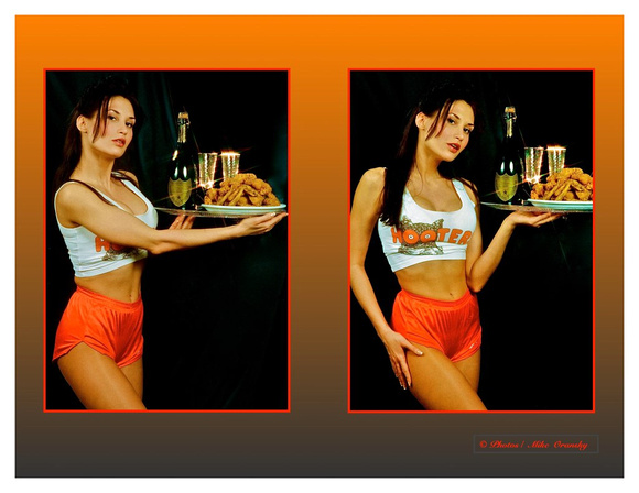 Don Perignon Champagne & Chicken Wings  / Studio M Photography