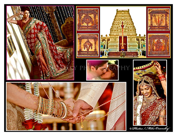 INDIAN HINDU WEDDING & TEMPLE / photos mike oransky